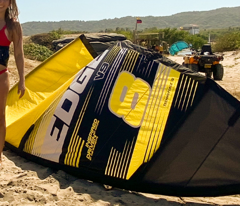 Kite Ozone Edge V9 8 metros con barra